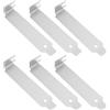 VGOL 6X Staffa PCI A Basso Profilo per PC Copertura per Slot Posteriore per Computer 80x18x13 Mm