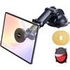 OHLPRO Supporto per tablet magnetico per auto, ventosa potente per cruscotto e parabrezza, braccio estensibile, rotazione a 360°, compatibile con iPad, Samsung, Android, iPhone e tablet da 7 a 11