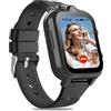 DDIOYIUR Smartwatch Bambini GPS 4G con WiFi Videochiamata SOS Camera Impermeabile Messaggio Sveglia Cronometro Modalità Classe Lettore Musicale Notifica Vibrazione Regalo per Ragazzi e Ragazze.