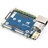 Waveshare Mini Scheda di Base per Raspberry Pi Compute Module 4 Lite/EMMC Serie Modulo, con Standard CM4 Socket e Raspberry Pi 40PIN GPIO Header, per la Valutazione di CM4 o Integrata nel Prodotto Finale
