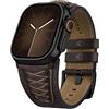 Fullmosa Cinturino in Vera Pelle Compatibile con Apple Watch SE3 44mm Serie 6 5 4, 46mm Serie 11 10,45mm Serie 9 8 7, 49mm Ultra3/2/1, Comodo Cinturino di Ricambio per iWatch Band 42mm Serie 3 2 1