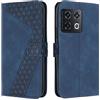 OKZone Cover per OnePlus 10T 5G, Custodia in PU Pelle per OnePlus 10T 5G, Custodia a Libro Protettiva Folio Portafoglio con Chiusura Magnetica e Slot per Carte Wallet Case Flip Cover (Blu)