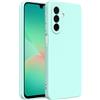 Captor Cover Samsung A26 Custodia Colorata in Silicone Liquido, Antiurto, Flessibile, Bordo Rialzato per Schermo e Fotocamera Con Microfibra Interna per Cover A26 Samsung (Verde Menta)