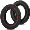 DowiTech Cuscinetti auricolari di ricambio per Cloud Revolver S Gaming Cuffia Compatibile con HyperX Cloud Revolver S Gaming Cuffia Cuscinetti auricolari con Pelle proteica premium