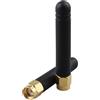 Futheda 2 Pezzi Antenna WiFi 2.4GHz 5GHz 5.8GHz 3dBi Bibanda MIMO Maschio RP-SMA Omnidirezionale per Scheda Rete Wireless Router WiFi Adattatore USB Telecamera IP Sicurezza Monitor Videosorveglianza