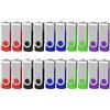 AreTop Chiavette USB, 4 GB, 20 pezzi, USB 2.0, chiavetta USB, chiavetta USB, flash drive 20 pezzi, multicolore