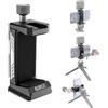 SIRUI Supporto per treppiede con base Arca con fori filettati da 1/4 e 3/8, treppiede in metallo con 2 scarpe fredde, adattatore per smartphone compatibile con iPhone, Galaxy, Pixel, AM-PH05