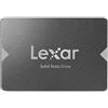 Lexar SSD NS100 1TB 2,5 SATA III (6 Gb/s), interno, velocità di lettura 550 MB/sec, più resistente perché senza parti mobili, nero