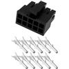 Create idea 4 Set Molex Micro Fit 3.0 Connettore Femmina 43025-1000 10 Pin per PC Computer Component Connettori