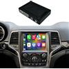 CARAMCO Interfaccia automatica wireless CarPlay e Android per Jeep Cherokee/Grand Cherokee 2014-2017, Dodge RAM 2014-2018, Challenger 2019-2022, Retrofit Kit supporta fotocamera originale, audio