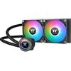 Thermaltake TH240 ARGB Sync V2 CPU Liquid Cooler/AlO Liquid Cooling/Fan 120mm* 2/PWM 500~2000 RPM/Mirror Waterblock/MB ARGB Sync Control, CL-W361-PL12SW-A