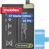 MOBILEX® Batteria BLP809 per realme GT Master Edition/realme Q2 Pro | Ricarica Rapida | 4300mAh - OEM | Batteria Interna di Ricambio con Adesivo | Capacità Originale
