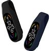 kwmobile 2X Cover a Clip Compatibile con Xiaomi Mi Band 7/6 / 5/4 - in Silicone - Sostegno Protettivo Senza Fitness Tracker