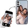 Yoedge Cover Personalizzata per Samsung Galaxy A54 5G 6,4 Personalizzato con Foto Immagine Testi Disegni Custodia Personalizzabile Regalo Album Personalizzabili Nero Case per Samsung A54 5G