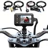 VECHTEL Dash Cam Moto 1080P, Doppia Obiettivo Anteriore 120° Posteriore 90°, Telecamera per Moto con Schermo 2 Pollici Multischermo, HDR, Impermeabile IP67, Registrazione Loop e G-Sensor