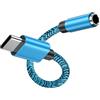 CebKit Adattatore per cuffie USB C a jack da 3,5 mm, tipo C a cuffie, adattatore per cuffie Aux a USB C per Samsung Galaxy S25 Ultra S24+ S23 S22 A35 A36 A16 A56, iPhone 16 15 Pro MAX