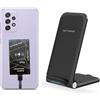 Razanmo Extertal Wireless Charging Receiver Type-C Adapter per Samsung Galaxy A13 A23 A33 A53 A73 5G con supporto pieghevole caricabatterie wireless