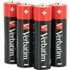 Verbatim Batterie alcaline AA Pila Stilo Aa Alkalina Blis.4 Pile