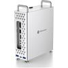 Yottamaster Hub USB-C 5-in-1 per Mac mini M4, Case SSD M.2 NVMe, Trasferimento ad Alta Velocità 10Gbps, porte USB-A/USB-C, Lettore di Schede SD/TF