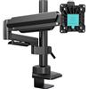 ONKRON Supporto Monitor Scrivania 17-42 pollici, fino a 15 kg, VESA 75x75-100x100 mm, Braccio Monitor Regolabile in Altezza, Supporto Schermo PC Scrivania Girevole e Inclinabile, Snodabile, Nero G70-B