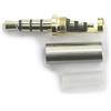 ABLET Oro 1/8 3.5mm 4 poli TRRS Maschio Riparazione Cuffie Jack Connettore Metallo Audio Saldatura & Molla