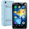 HIFI WALKER G7 Lettore MP3 Bluetooth e WiFi con Android 13, 144GB, 3GB RAM, Schermo Touch HD da 4, Lettore MP3/MP4 con Altoparlante, Fotocamera e Controllo Parentale (Blu)