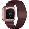chinbersky Cinturino Elastico Compatibile con Fitbit Versa 2 Cinturino/Fitbit Versa Cinturino Uomo Donna, con chiusura magnetica Tessuto di nylon Cinturino per Fitbit Versa 2/Versa/Versa Lite/SE