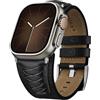 Fullmosa Cinturino in Vera Pelle Compatibile con Apple Watch SE3 44mm Serie 6 5 4, 46mm Serie 11 10,45mm Serie 9 8 7, 49mm Ultra3/2/1, Comodo Cinturino di Ricambio per iWatch Band 42mm Serie 3 2 1