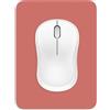 Dapesuom Tappetino per mouse piccolo, 15,2 x 20,3 cm di spessore, in gomma di alta qualità, antiscivolo, portatile e lavabile, per donne e uomini, senza fili, per laptop, tastiera, gaming, computer,