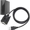 Genérico Adattatore USB A RS232 - DB 9 Rss 232 Cavo Convertitore | Serie A Adattatore USB, Cavo Convertitore Di Serie DB9 Maschio A Maschio A RS232 Con Chipset Prolifico, Cavo Di Estensione Pin DB9 Pa