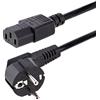 StarTech.com Cavo di alimentazione per PC da EU Schuko a C13 da 1 m, Cavo di ricambio AC 250V 10A 18AWG per portatile/TV/monitor/schermo; da spina Schuko CEE 7/7 a IEC 60320 C13 (713E-1M-POWER-CORD)