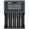 XTAR CARGADOR XTAR PARA BATERIAS CILÍNDRICAS LI-ION/NI-MH/NI-CD 18650 VC4SL