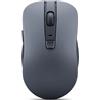 Lenovo - Mouse silenzioso Bluetooth (WL300) - Mouse per computer a 5 pulsanti con clic sinistro e destro silenzioso, impugnatura scolpita, coppia Microsoft Swift, fino a 1600 dpi (grigio)