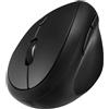Adesso iMouse V10 Mouse wireless - Portata 10m - Mouse ergonomico - Verticale - Vestibilità naturale - Destrorsi - Sensore ottico - Nero
