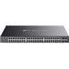 TP-Link SG2452LP Switch PoE Gigabit a 52 porte, 32x porte Gigabit PoE+, 802.3af a 30W, Budget totale 320W, Switch di rete slot SFP, Switch Ethernet Omada, Splitter Ethernet, custodia in metallo,