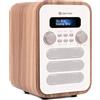 Denver Radio digitale DAB+ e FM. Denver DAB-48WHITE. Sveglia. Connessione Bluetooth. Volume: 2,5 W. Telecomando incluso. Bianco.