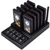 Bewinner Cercapersone Ristorante, 1 Trasmettitore+10 Ricevitori 999 Canali Rimanere a distanza sociale Cercapersone senza , Coda, Wireless Pager System Per