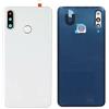 Senza Marchio KIT 3 Pezzi N.1 Copri Batteria +1 biadesivo +1 lente compatibile per Huawei P30 LITE / 24MPX MAR-LX1M LX2J LX1B n.1 Vetro Posteriore Back Cover Retro Scocca + adesivo + Lente con cornice (Bianco)