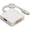 HAMA Adattatore MAC da Mini Display porta HDMI/Display Port/DVI, bianco