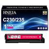 HNEJA Cartuccia Toner C230 Cartucce Toner Per Stampante C235 006R04391 006R04392 006R04393 006R04394 Sostituzione Compatibile (senza Chip, Alta Resa) per Xerox C230 C235 Stampanti,Magenta-1Pack