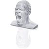 Oehlbach Scream Unlimited - Supporto per cuffie a forma di testa iconica Oehlbach - Conservazione ottimale delle cuffie più grandi fatte a mano - bianco