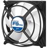 ARCTIC F9 Pro - 92 mm Ventilatore Portatile Anti-Vibrante | Massima Silenziosità, Ventole Anti-Vibranti Brevettate