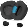 YunYiYi - Cuscinetti di ricambio per auricolari, compatibili con Corsair Void e Corsair Void Pro con cavo e senza fili, 7.1 in memory foam (schiuma di tessuto)