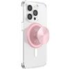 PopSockets: PopGrip Round per Magsafe - Anello Adattatore per MagSafe Incluso - Supporto e Impugnatura per Telefoni Cellulari e Custodia con un Top Intercambiabile - Aluminum Dusty Rose