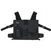 Gig Gear Pettorina per tablet con due mani touch per iPad e tablet Samsung, robusta custodia da trasporto con tracolla e scomparti, supporto da petto per iPad da 12,9 pollici, colore nero