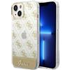 CG MOBILE Guess GUHCP14MHG4MHG - Custodia rigida per iPhone 14 Plus da 6,7, colore: Oro/Oro
