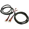 Extrasound Coppia cavi per casse acustiche Hi-Fi BI-WIRING, twistati, rame OFC puro con connettori a scelta: Banana BFA, Banana, Banana a Pipa, Forcella o Puntale (4 mt., BANANA A PIPA)