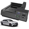 Braveking1 2021 Nuova Caricatore Wireless Auto per Mercedes-Benz C-Class GLC AMG 2015-2021 Pannello Accessori Console Centrale 15W Qi Rapida Ricarica Telefono Padcon USB e PD 18W per iPhone Galaxy