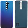 Audiosystem Scocca Cover Back Copri Batteria posteriore +Vetro Fotocamera Per XIAOMI Redmi Note 8 Pro 2015105 M1906G7I M1906G7G Ricambio Pari Originale Sostituzione Riparazione Blue Blu