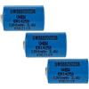vhbw 3x pila cilindrica al litio ER14250 sostituisce 1/2AA, 1770-XZ, 3B26, 418-0076, 60-0576-100 - Batterie speciali (1200mAh, 3,6V, Li-SOCl2)